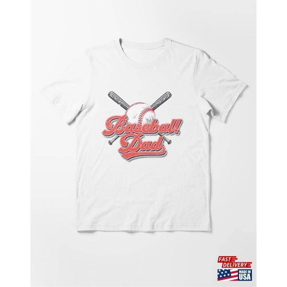 Baseball Dad T Shirt Essential Tshirt Unisex